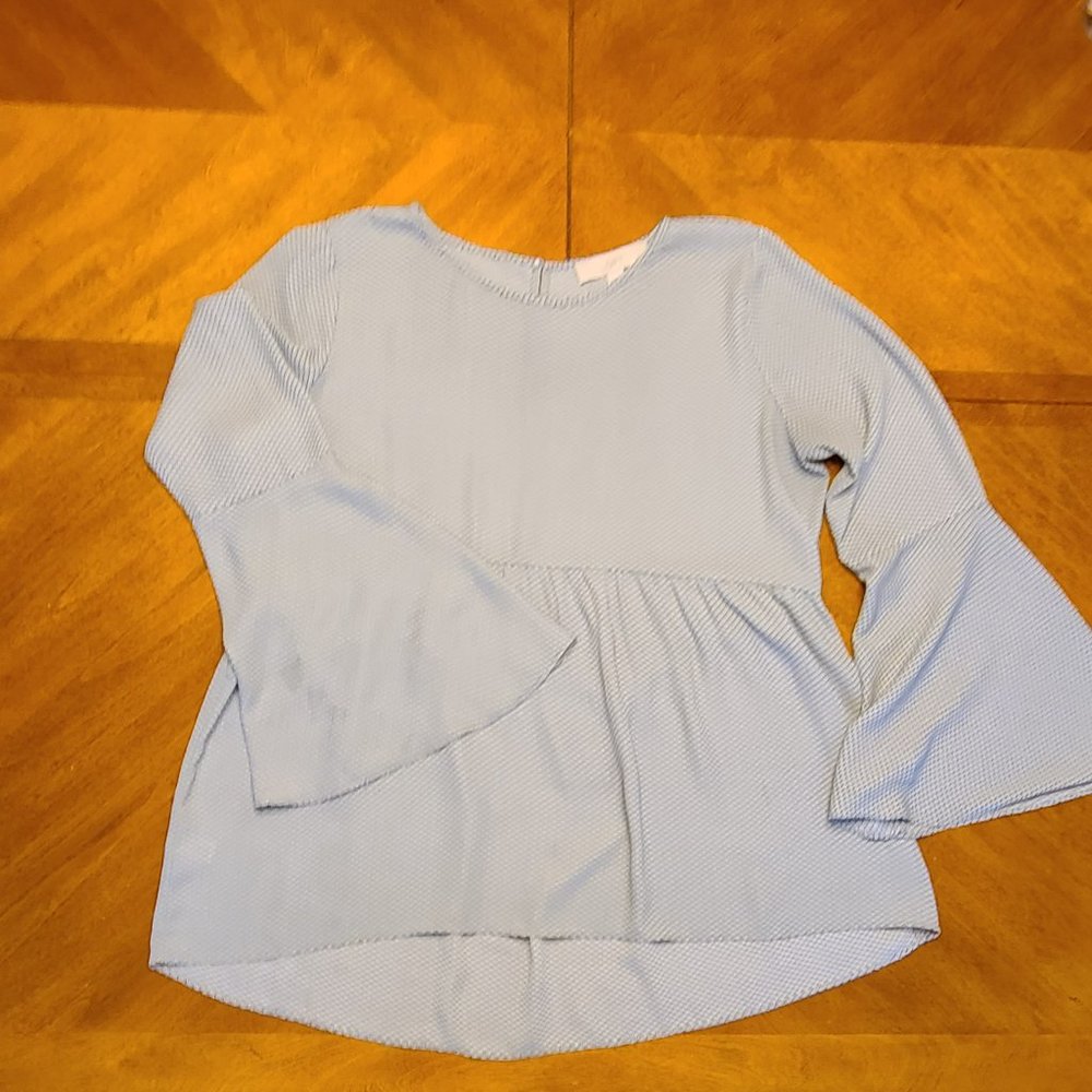 Ann Taylor LOFT Babydoll Blouse M Petite